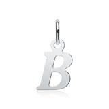 Letter Pendant B Made Of Sterling Silver