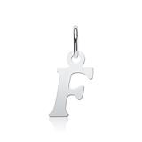 Letter Pendant F Made Of Sterling Silver