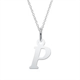 Character Necklace P Made Of Sterling Silver
