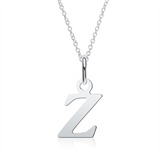 Sterling Silver Chain Letter Z