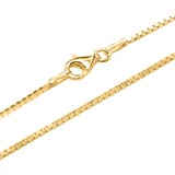 Venetian Necklace 1,2 mm Made Of Gold-Plated 925 Silver