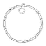 Link Bracelet For Charms In 925 Sterling Silver