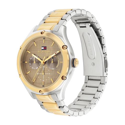 7613272540421 - Multifunktionsuhr TOMMY HILFIGER CLASSIC 1782658 Armbanduhren goldfarben (silberfarben goldfarben) Damen Quarzuhren Quarzuhr Armbanduhr Damenuhr Datum 1224-Stunden-Anzeige