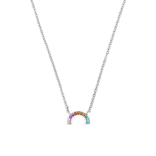 Girls Necklace Rainbow In Sterling Silver