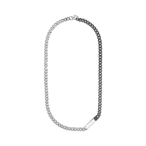 Men's Stainless Steel Curb Chain, Engravable