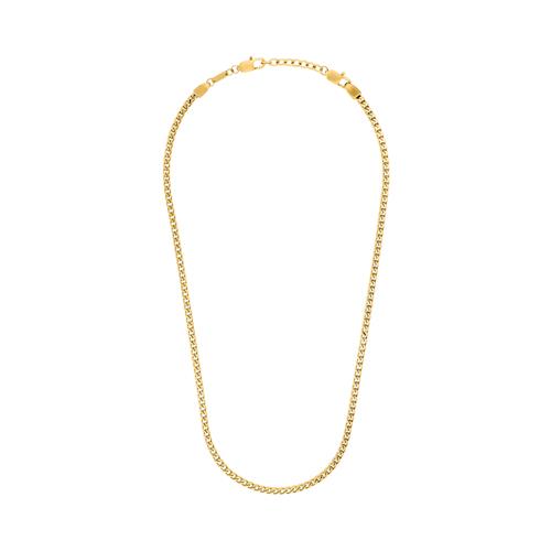 Men's Gold-Plated Stainless Steel Curb Chain