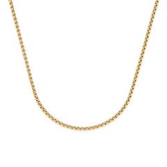 4002541215888 - Charm-Kette LEONARDO Liv Clip&Mix 021587 021588 021589 Halsketten Gr 90 Edelstahl Länge 90 cm Breite 2 mm gelb (gelbgoldfarben) Damen Ketten ohne Anhänger