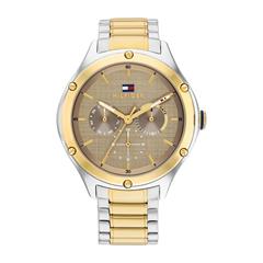 7613272540421 - Multifunktionsuhr TOMMY HILFIGER CLASSIC 1782658 Armbanduhren goldfarben (silberfarben goldfarben) Damen Quarzuhren Quarzuhr Armbanduhr Damenuhr Datum 1224-Stunden-Anzeige