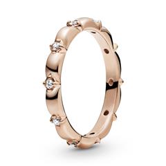 ROSE Blütenring für Damen mit Zirkonia