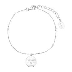 Armband forever love voor vrouwen in sterling zilver