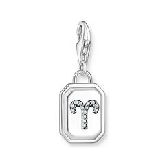 Charm-Anhänger Aries aus 925er Silber mit Zirkonia