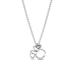 5700303113647 - Disney Minnie Mouse Silhouette Kette aus Sterlingsilber