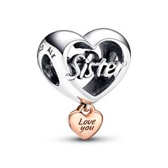 5700302997392 - Herz Charm Love you sister aus Sterlingsilber