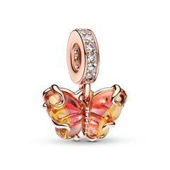 5700303126524 - Charm-Anhänger Schmetterling Moments roségold Glas