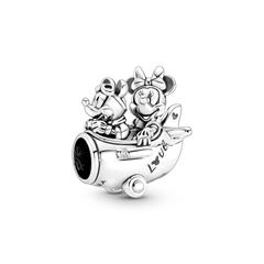 5700302964394 - Micky und Minnie Maus Flugzeug Charm aus 925er Silber