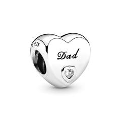 5700302615593 - Herz Bead Dad Sterlingsilber Zirkonia