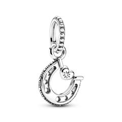 Anhänger Good Luck Horseshoe aus 925er Silber