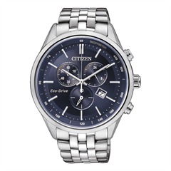 4974374249227 - Chronograph CITIZEN AT2141-52L Armbanduhren silberfarben Herren Armbanduhr Herrenuhr Solar Stoppfunktion Edelstahlarmband