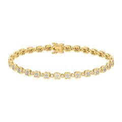 Gouden armband met diamanten voor dames