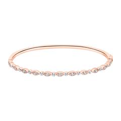 Roségouden armband voor dames met diamanten