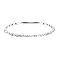 Diamanten armband in witgoud of platina voor dames