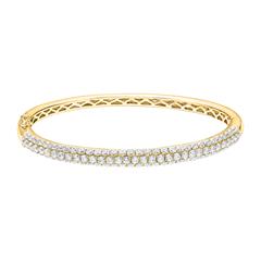 Gouden armband voor dames met diamanten