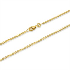 8 karaat gouden ketting: ankerketting goud 50cm