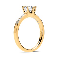 🦚 Ring 750er Gold mit Diamanten...