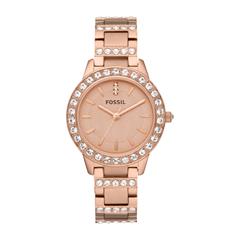 4051432415951 - Quarzuhr FOSSIL JESSE ES3020 Armbanduhren rosegold (roségoldfarben) Damen Quarzuhren Armbanduhr Damenuhr Glassteine analog Edelstahlarmband