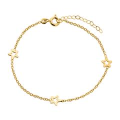 9 karaat gouden armband met sterren