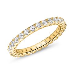 Eternity ring voor dames in 8 karaat goud met Zirkonia