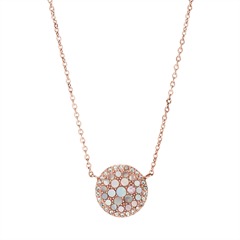 Kette Pearl Disc Pendant