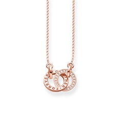 Chain together forever 925 sterling zilver rosé