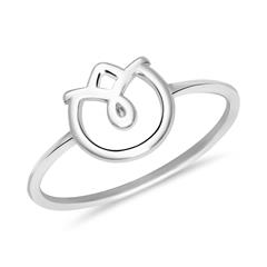 Bloemen ring voor dames in 925 sterling zilver