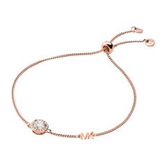 Armband voor dames in 925 zilver, rosé met Zirkonia