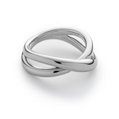 1005154700003 - Ring Waves Twisted für Damen aus Sterlingsilber