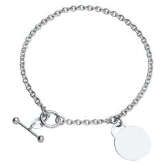 925 sterling zilveren armband gepolijst 18,5cm