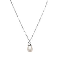 Ketting voor dames in 925 sterling zilver met parel