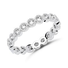 Eternity ring 925 zilver met Zirkonia stenen