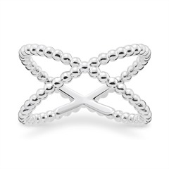 1003703600002 - Cross Ring 925er Silber