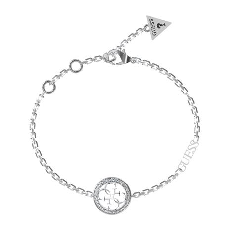 Guess Ladies Bracelet In Stainless Steel With Crystals JUBB02137JWRHS