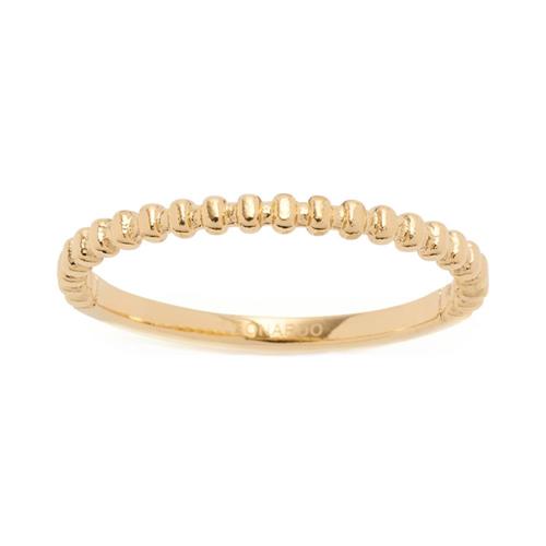 Ring rosina for ladies in gold-plated stainless steel