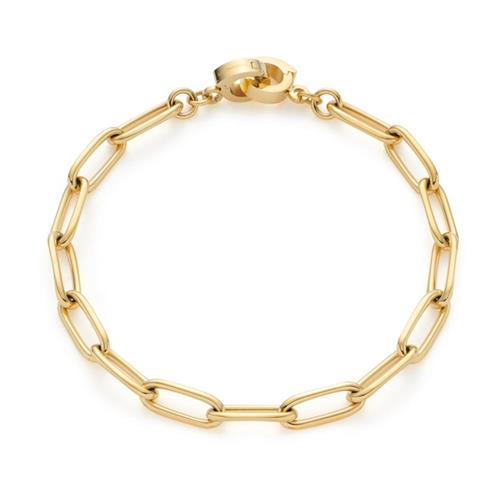 Clip&Mix Ladies bracelet estrella in stainless steel, IP gold