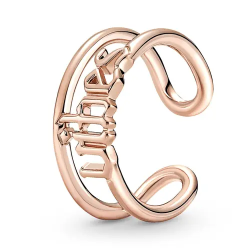 Open ring for ladies vibes, rose