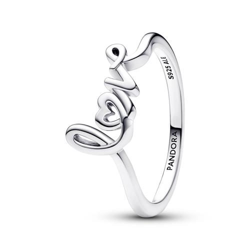 Love ring for ladies in 925 silver, Moments