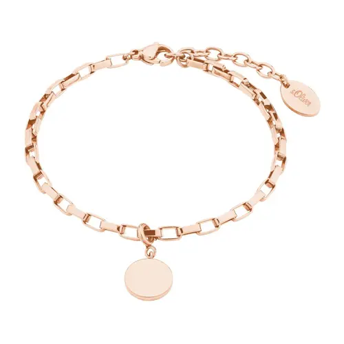 Pulsera para mujer en acero inoxidable rosado IP