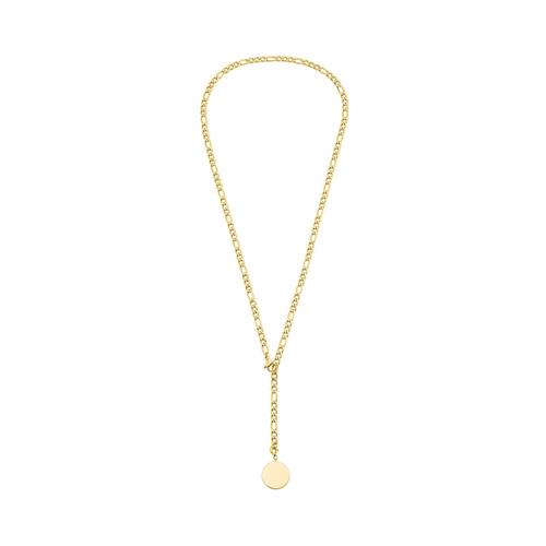 Ladies necklace made of gold-plated stainless steel