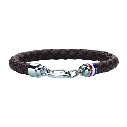 Brown leather bracelet