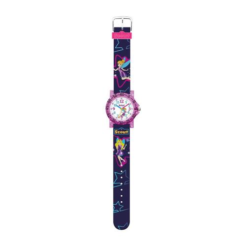 Girls wristwatch elf in plastic and textile