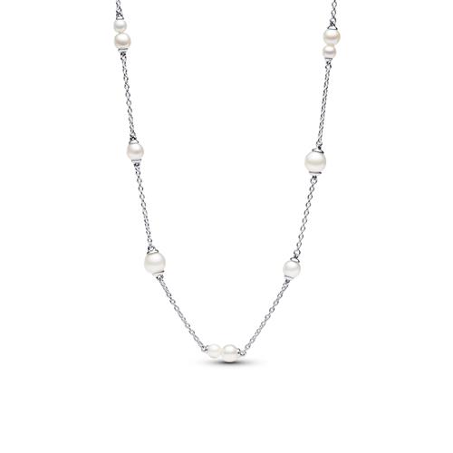 Timeless ladies' necklace in 925 silver with pearls
